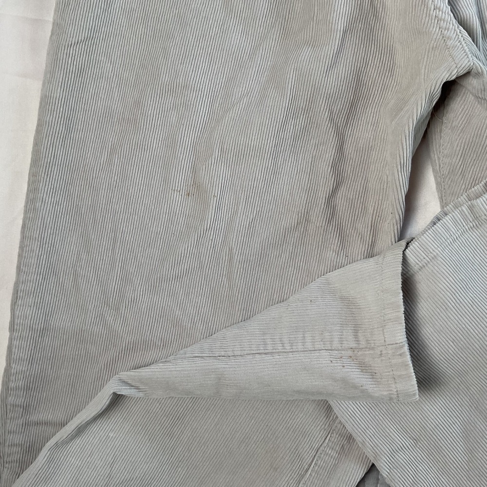 Calvin Klein Corduroy Pants Women's 10 White Straight High Rise Retro Streetwear - Picture 9 of 9